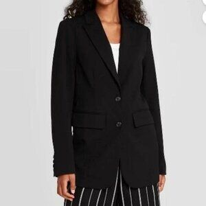 A New Day Women's Classic Black Blazer - Size M